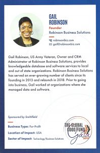 GAIL ROBINSON Founder, Robinson Business Solutions