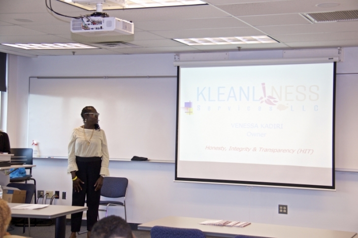Vanessa Kadiri business pitch presentation