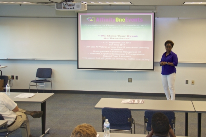 Keisha Montague business pitch presentation