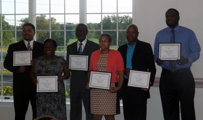 Left to Right: Kennedy C. Bowen, Regina Adams, Bobby Jones, Linda Falcon, Billy Reed, & Marko Hamlin. Not pictured Jacinta Bottoms-Spencer