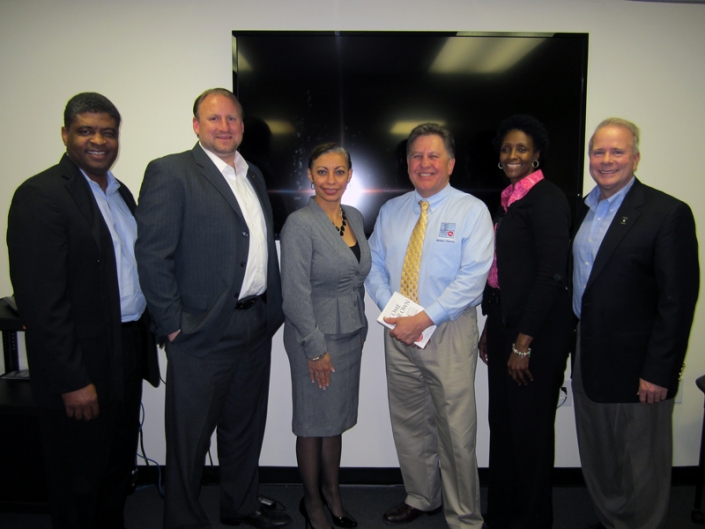 Left to Right: Jason Harris, Greg Coster, Emma McClain, Chuck Davis, Regina Gillens, & Howard Biddle. Not Present: Janeen Birkhead & Patricia Buckley.