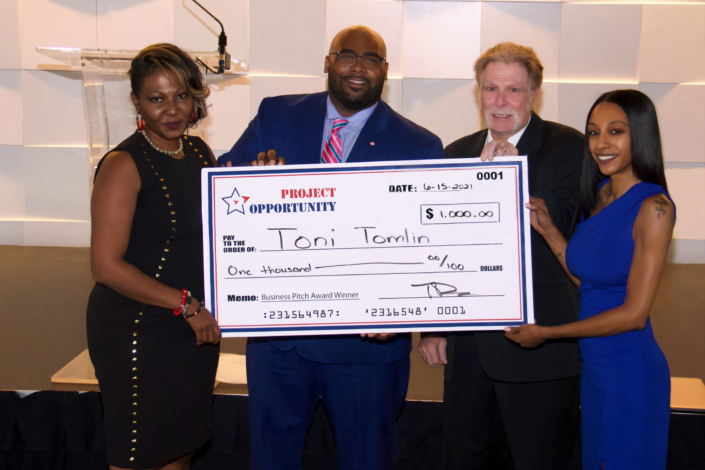 Toni Tomlin, CEO Faith2Felicity Business Pitch Competition Winner
