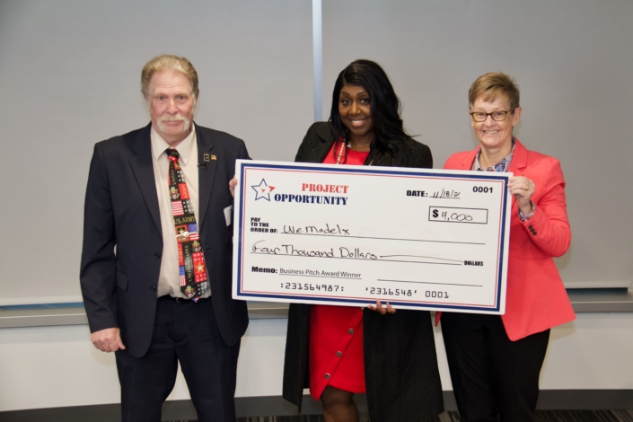 Congratulations to Patricia Watts (Prince George’s Spring 2021 Class Graduate), CEO of WeModelX and First Place Winner in the Non Profit category of the 2021 Project Opportunity<sup>SM</sup> Business Pitch Competition