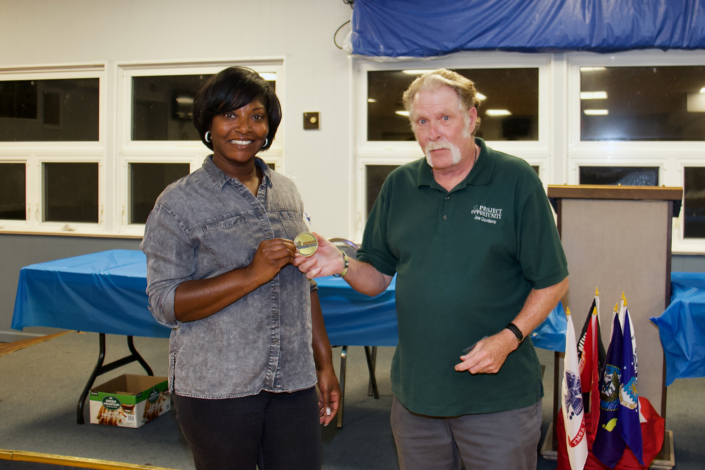 Award Presentation to Danielle Johnson Program Mentor