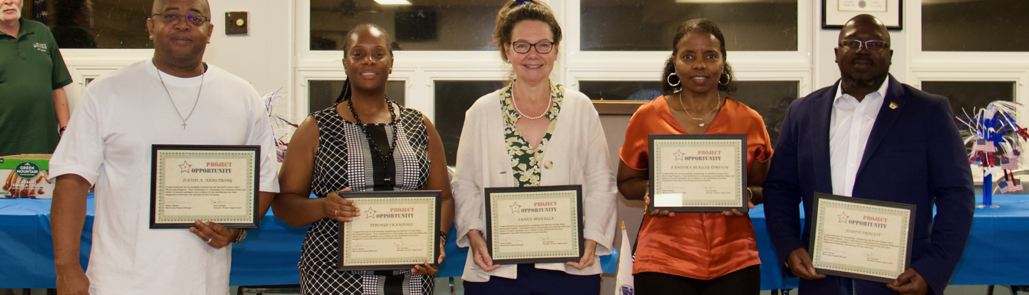 Harford County 2023 Mentoring Program Graduates Left to Right: David A. Armstrong, Dimensions Real Estate Tebonye Crawford, Zinnia Virgo Soaps Janice Moscella, Little Things 4 Gus LLC Pandora Beasley-Timpson, LLBT Designs Joseph Triplett, Holistic Cybersecurity Security Not Shown: Amy Pollock, Amy’s Slow Cooking Jansen M. Robinson, Landmark Physical Security Solutions