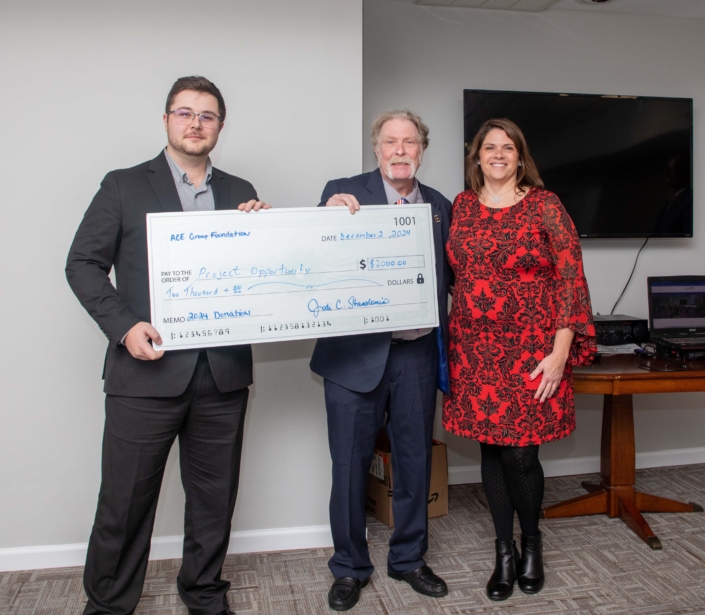 Presentation of ACE Group Foundation Grant