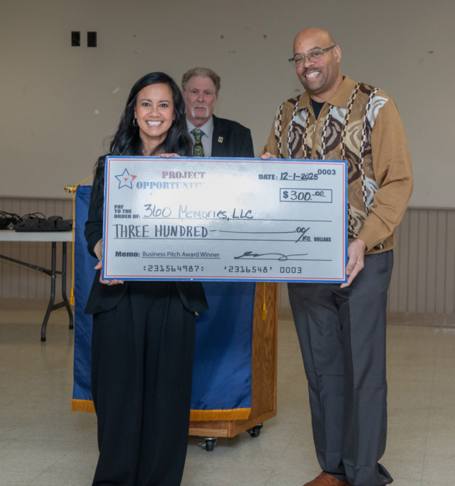 Business Pitch Check Presentation to Lilibeth Jumanwan