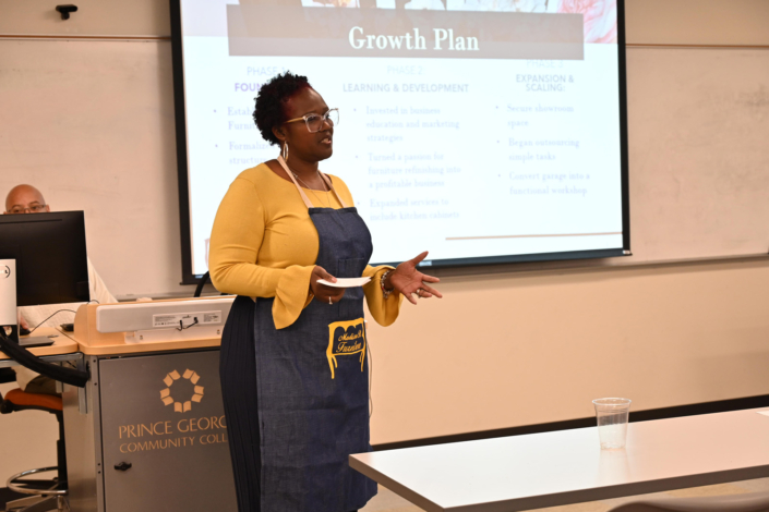 DSC_2188 Taihra M. Jones Business Pitch Presentation